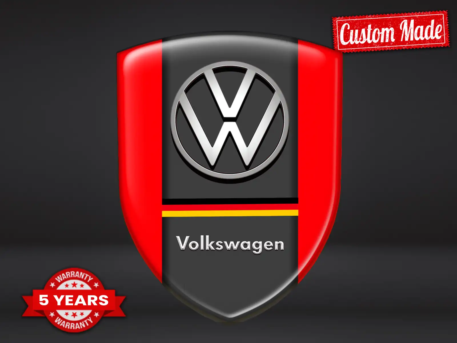 VW Bumper Stickers Custom Sports Customizable Minimal